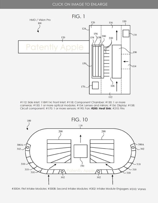 苹果获Vision Pro散热系统新专利：可为头显降温并预防OLED烧屏问题
