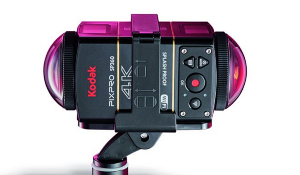 柯达推出新款VR运动相机PixPro SP360 4K 分为单镜头款和双镜头款