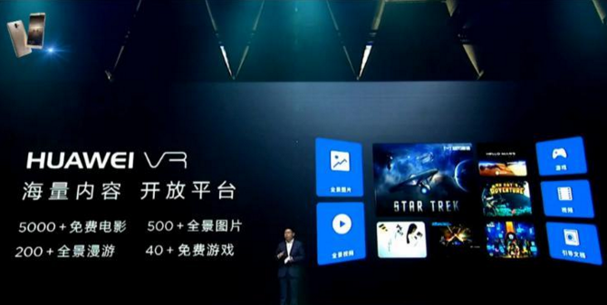 华为正式发布VR头显售价599元 支持Mate9系列新机