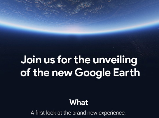 <b>谷歌或将于4月18日发布全新VR版本的“Google Earth” 支持Daydream平台</b>