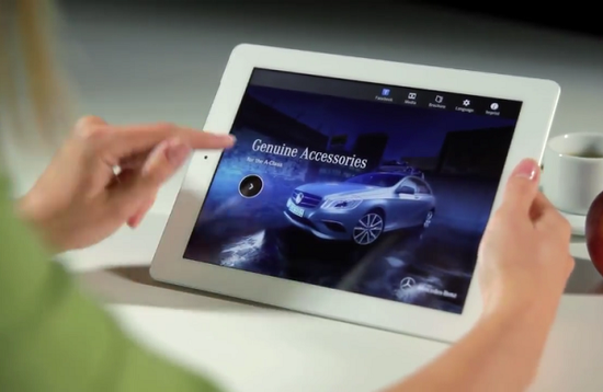 3D增强现实软件Mercedes cAR随心所欲搭配选车