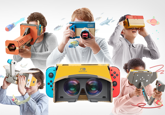 任天堂终于确认4月12日推出Nintendo Labo VR套件