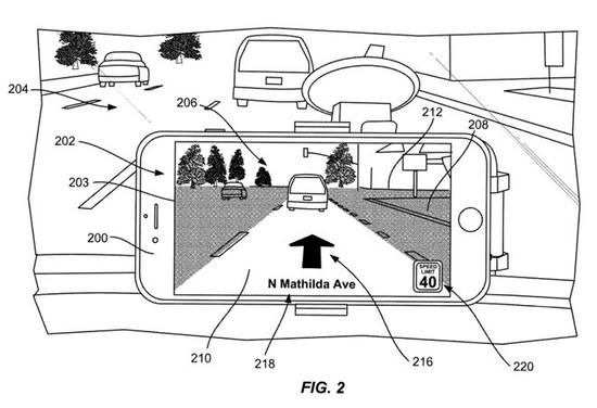 外媒报道，苹果公司申请了一项AR导航专利